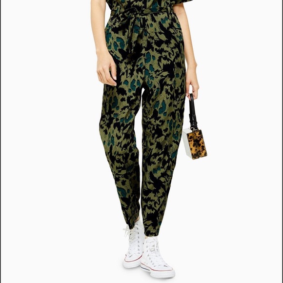 Topshop animal print camouflage jumpsuit 14 - Picture 3 of 4